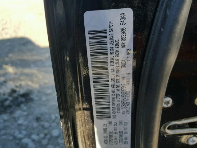 3C6UR5HL8GG337547 - 2016 RAM 2500 ST BLACK photo 10