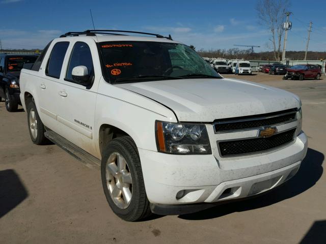 3GNFK12387G138786 - 2007 CHEVROLET AVALANCHE WHITE photo 1