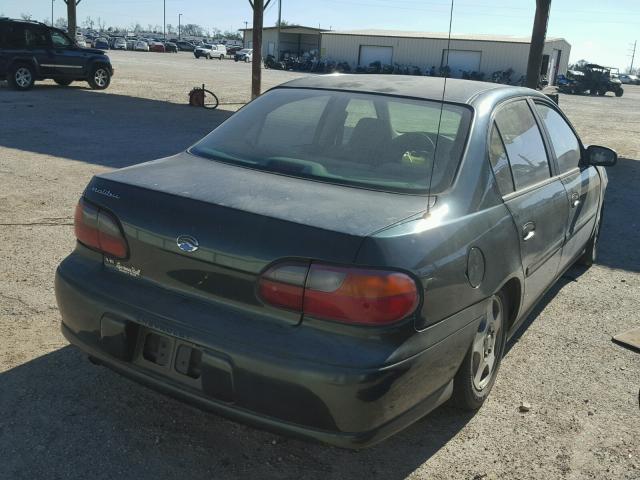 1G1ND52J72M669805 - 2002 CHEVROLET MALIBU GREEN photo 4