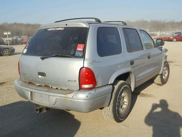 1B4HS28Y0XF519346 - 1999 DODGE DURANGO SILVER photo 4