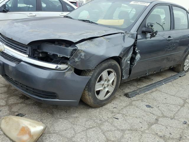 1G1ZT52864F117110 - 2004 CHEVROLET MALIBU LS GRAY photo 9