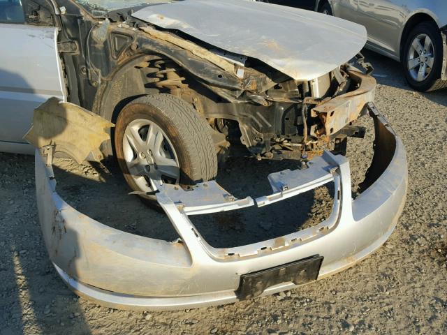 1G8AJ55F87Z120530 - 2007 SATURN ION LEVEL SILVER photo 9