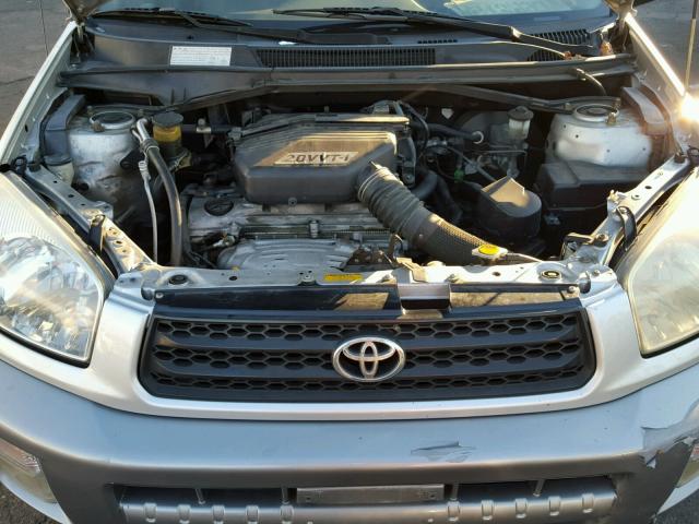 JTEGH20V710007944 - 2001 TOYOTA RAV4 SILVER photo 7