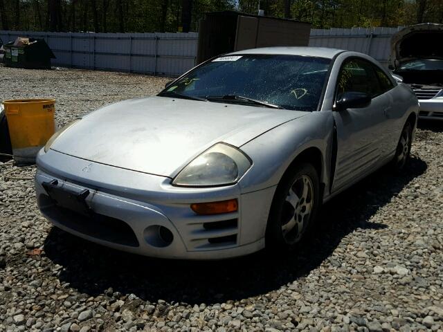 4A3AC44G53E034319 - 2003 MITSUBISHI ECLIPSE GS SILVER photo 2