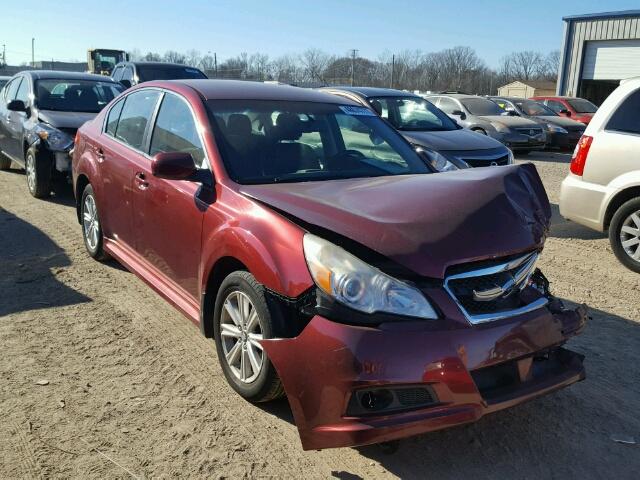 4S3BMCC60A3217207 - 2010 SUBARU LEGACY 2.5 RED photo 1