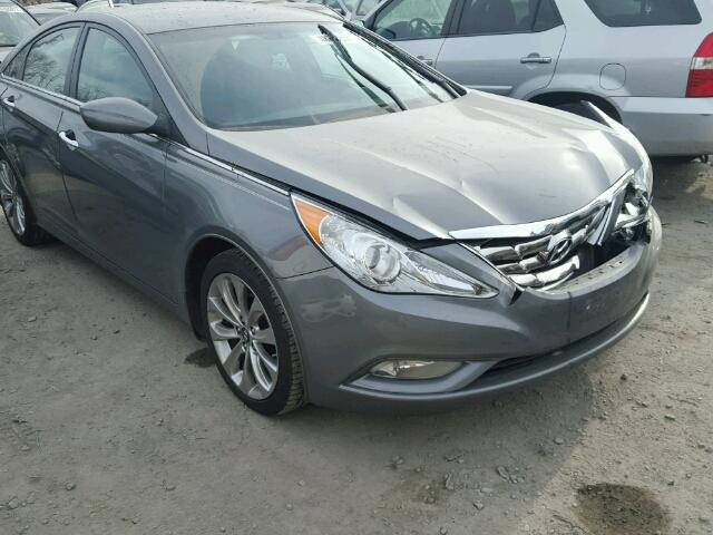 5NPEC4AC1DH642586 - 2013 HYUNDAI SONATA SE GRAY photo 1