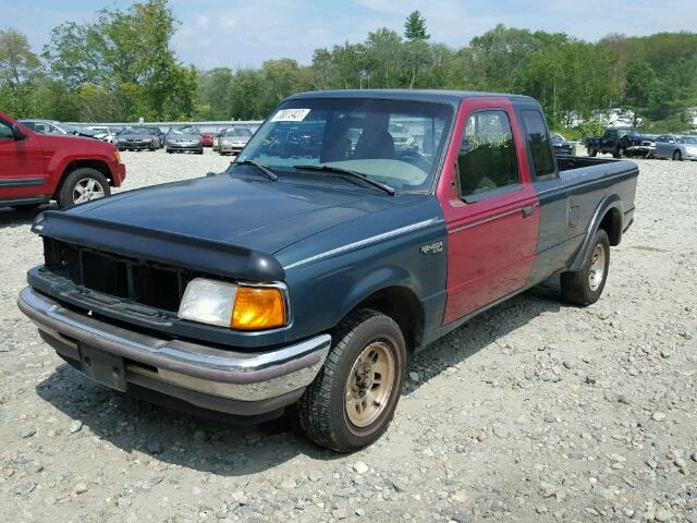 1FTCR14U7STA42205 - 1995 FORD RANGER SUP GREEN photo 2