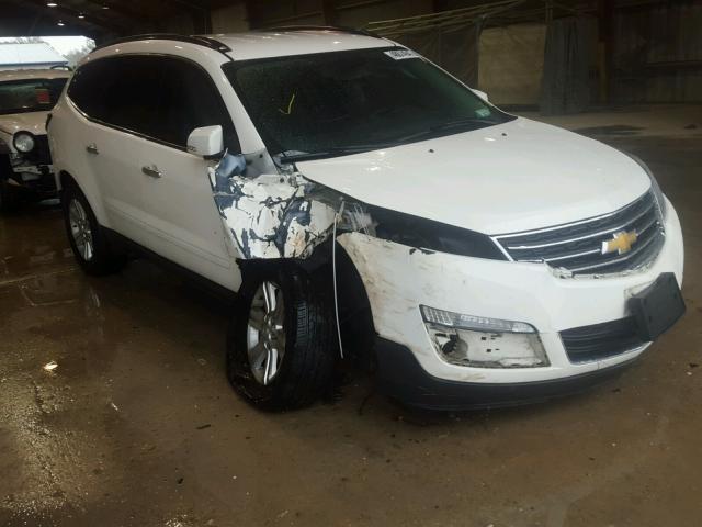 1GNKRJKD4DJ219636 - 2013 CHEVROLET TRAVERSE L WHITE photo 1