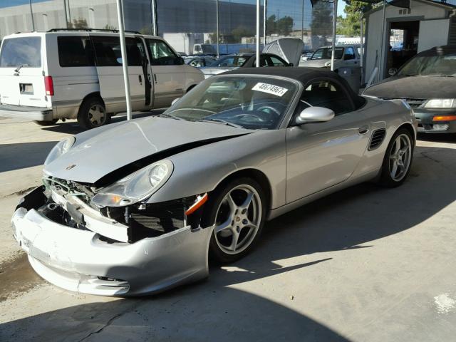 WP0CA29873U623742 - 2003 PORSCHE BOXSTER GRAY photo 2