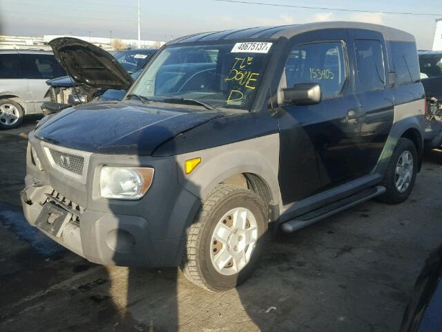 5J6YH28385L009972 - 2005 HONDA ELEMENT LX BLACK photo 2