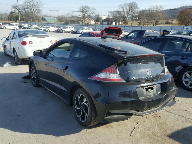 JHMZF1D69GS000585 - 2016 HONDA CR-Z EX BLACK photo 3