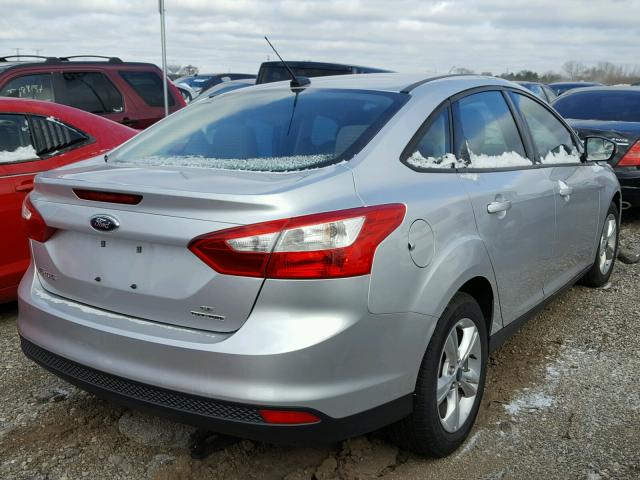 1FADP3F22EL259348 - 2014 FORD FOCUS SE SILVER photo 4