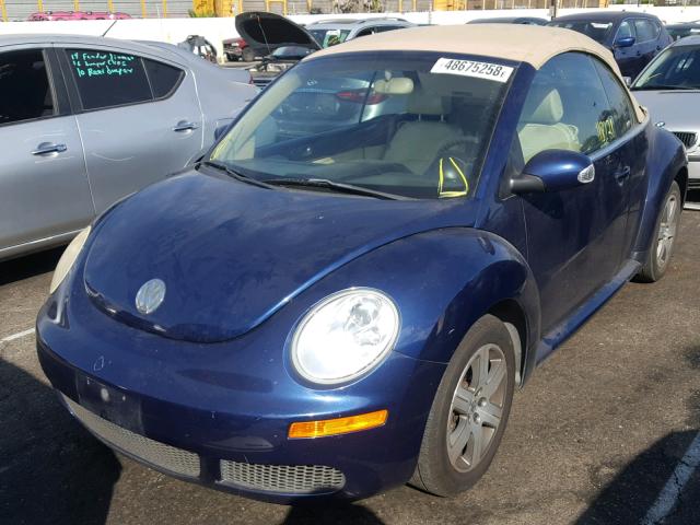 3VWRF31Y76M310158 - 2006 VOLKSWAGEN NEW BEETLE Mavi foto 2