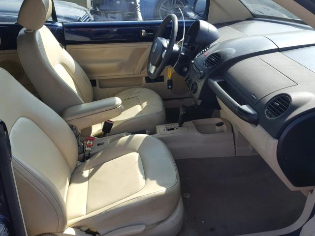 3VWRF31Y76M310158 - 2006 VOLKSWAGEN NEW BEETLE Mavi foto 5