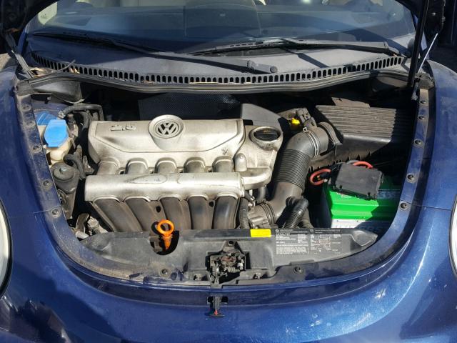 3VWRF31Y76M310158 - 2006 VOLKSWAGEN NEW BEETLE Mavi foto 7