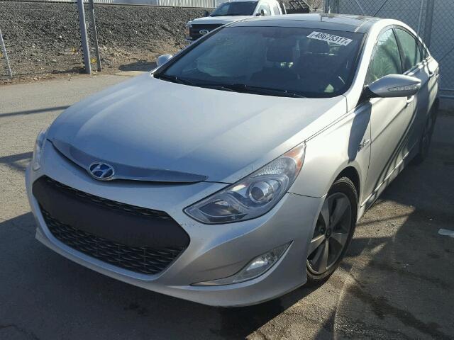 KMHEC4A47CA046876 - 2012 HYUNDAI SONATA HYB SILVER photo 2