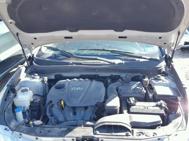 5NPEB4AC9DH515135 - 2013 HYUNDAI SONATA GLS SILVER photo 7