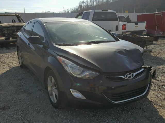 KMHDH4AE3DU820868 - 2013 HYUNDAI ELANTRA GL BLACK photo 1