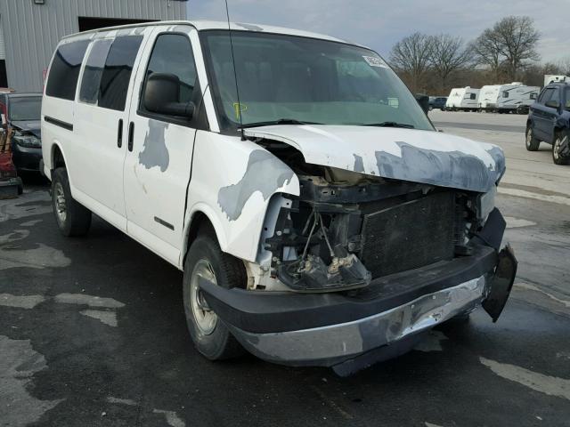 1GJHG35U661225885 - 2006 GMC SAVANA G35 WHITE photo 1