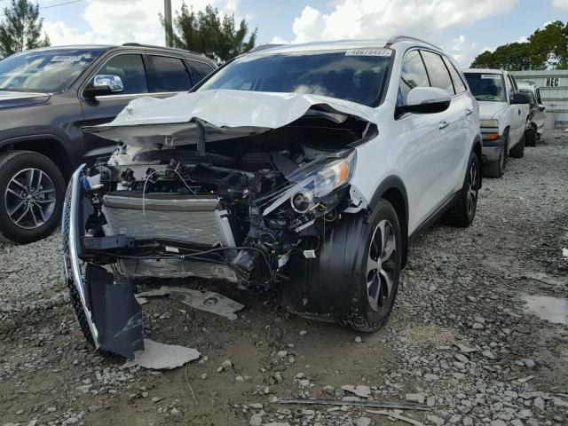 5XYPH4A58JG366213 - 2018 KIA SORENTO EX WHITE photo 2