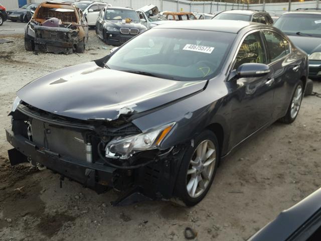 1N4AA5AP2AC805918 - 2010 NISSAN MAXIMA S GRAY photo 2