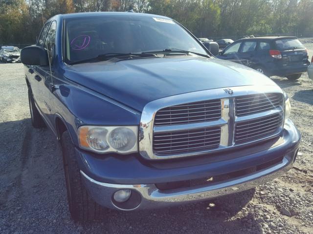 1D7HA18N64S741159 - 2004 DODGE RAM 1500 S BLUE photo 1