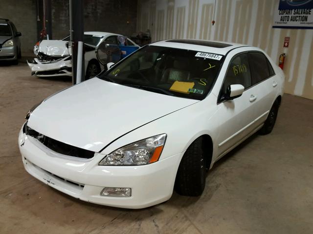 1HGCM66513A050719 - 2003 HONDA ACCORD EX WHITE photo 2