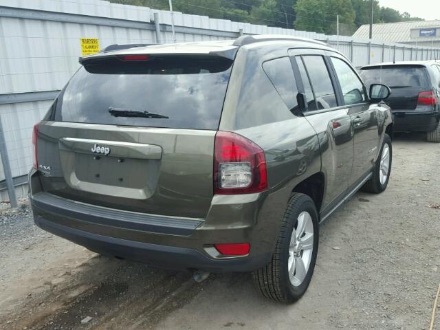 1C4NJDBB3FD396645 - 2015 JEEP COMPASS SP GREEN photo 4