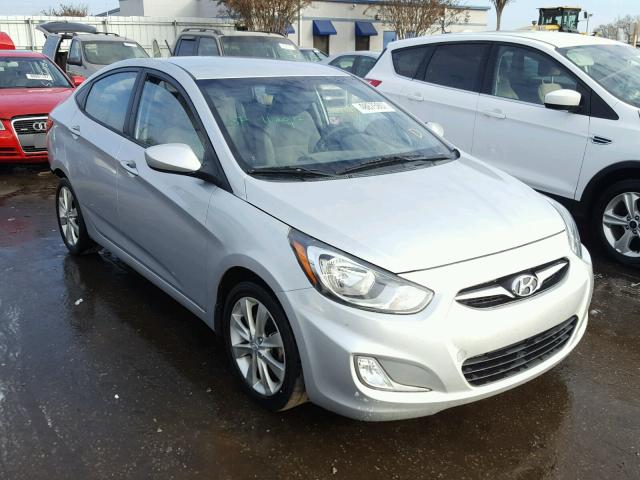 KMHCU4AE6CU116072 - 2012 HYUNDAI ACCENT GLS SILVER photo 1