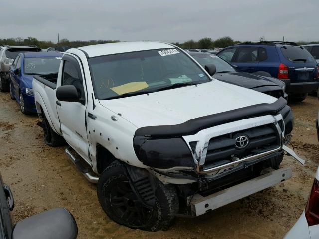 5TENX22N19Z634369 - 2009 TOYOTA TACOMA WHITE photo 1