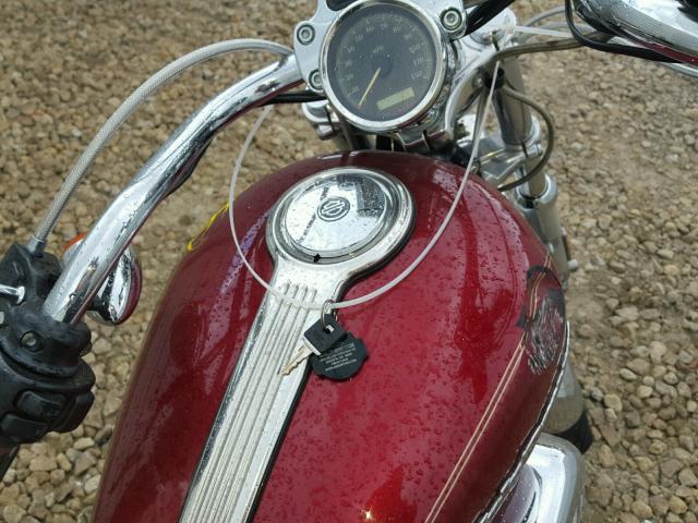 1HD1CGP105K433346 - 2005 HARLEY-DAVIDSON XL1200 C RED photo 9