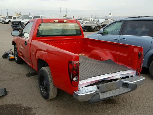 1GCCS148168118131 - 2006 CHEVROLET COLORADO RED photo 3