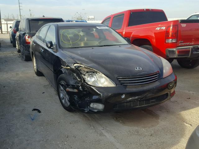 JTHBA30G945040167 - 2004 LEXUS ES 330 BLACK photo 1