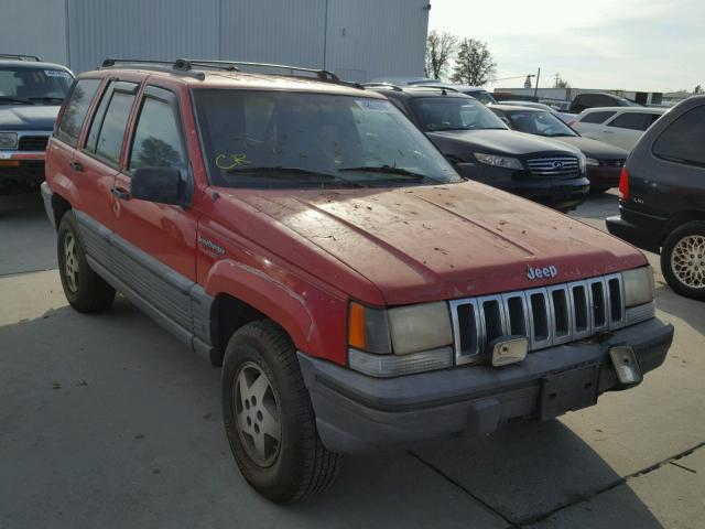 1J4GZ58S0PC675051 - 1993 JEEP GRAND CHER RED photo 1