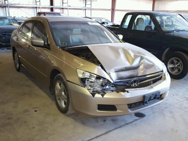 1HGCM56856A003685 - 2006 HONDA ACCORD EX GOLD photo 1