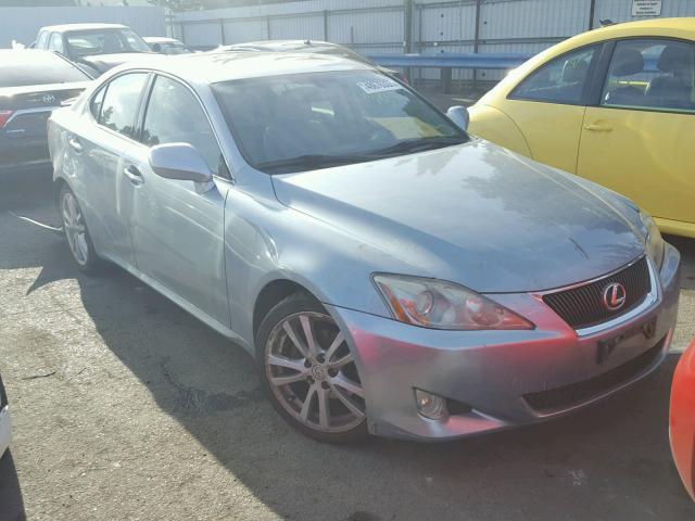 JTHBK262275034718 - 2007 LEXUS IS 250 SILVER photo 1