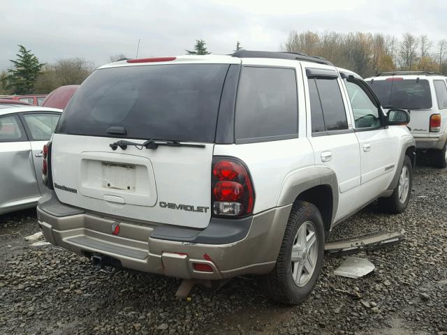 1GNDT13S922315387 - 2002 CHEVROLET TRAILBLAZE WHITE photo 4