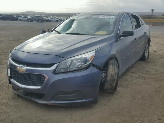1G11B5SL2EF293304 - 2014 CHEVROLET MALIBU LS PURPLE photo 2