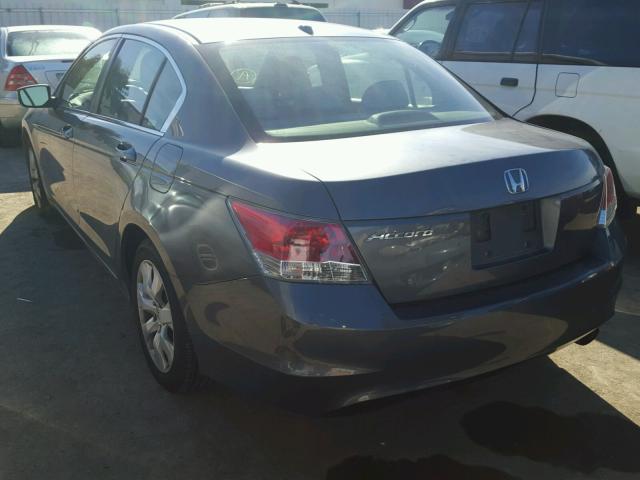 JHMCP26868C017217 - 2008 HONDA ACCORD EXL GRAY photo 3