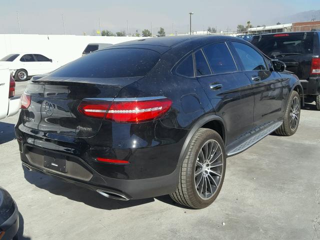 WDC0J4KB9JF321787 - 2018 MERCEDES-BENZ GLC COUPE BLACK photo 4