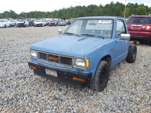 1GTBS14B7F8535342 - 1985 GMC S TRUCK S1 BLUE photo 2