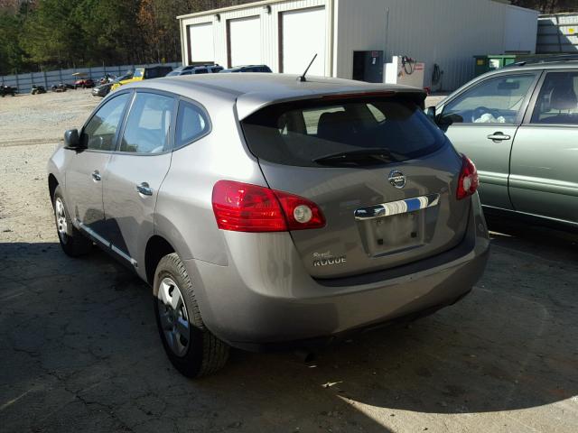 JN8AS5MT7CW290971 - 2012 NISSAN ROGUE S SILVER photo 3