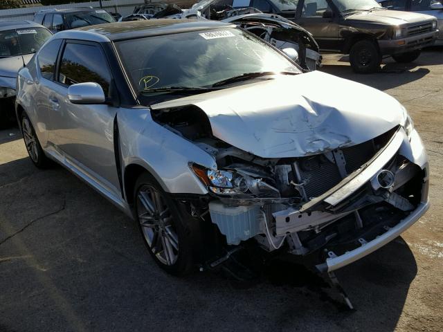 JTKJF5C74B3015992 - 2011 TOYOTA SCION TC 银色 照片 1
