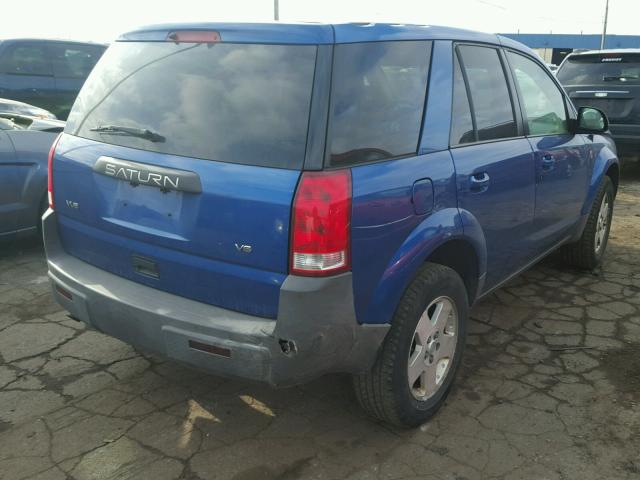 5GZCZ53464S877552 - 2004 SATURN VUE BLUE photo 4