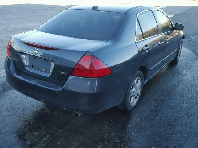 1HGCM56827A183189 - 2007 HONDA ACCORD EX BLACK photo 4