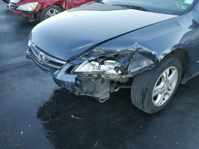 1HGCM56827A183189 - 2007 HONDA ACCORD EX BLACK photo 9