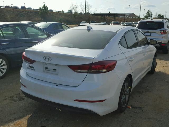 5NPD84LF3HH078028 - 2017 HYUNDAI ELANTRA SE WHITE photo 4