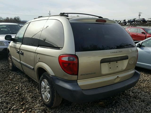 1D4GP25B46B755748 - 2006 DODGE CARAVAN SE TAN photo 3