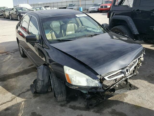 1HGCM66584A085551 - 2004 HONDA ACCORD EX BLACK photo 1