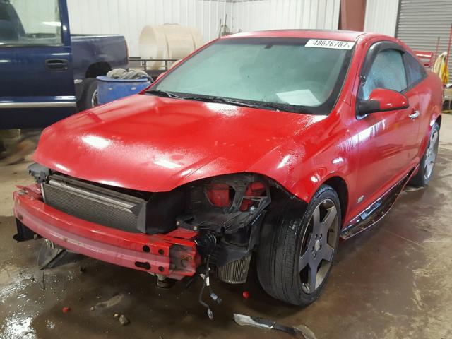 1G1AP14P167776871 - 2006 CHEVROLET COBALT SS RED photo 2